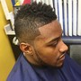 Adult  Haircut W/ Facial Trim