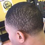 Adult  Haircut W/ Facial Trim