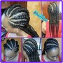 Braids on natural hair