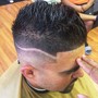 Adult  Haircut W/ Facial Trim