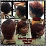 Short tapered quick weave