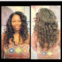 Roller Set (Relaxed Hair)