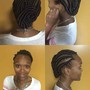 Crochet twist/braids with hair