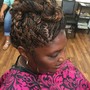 Crochet braid style (pre-looped hair)