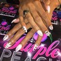 Coffin Acrylic Tips Short