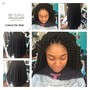 Twist out natural hair