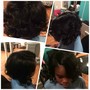 Shampoo and style ( natural hair/silk press)