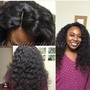 Full-Head Sew-in with Lace Closure