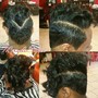 Ponytail weave wash/style