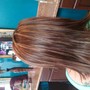 Brazillian Blowout with color servi