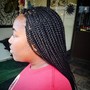 Small  knotless boxbraids