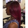 Partial sew-in