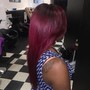 Partial sew-in