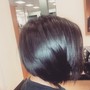 Short hair Silk Press