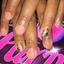 Chrome Mani On Natural Nails