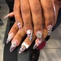 Chrome Mani On Natural Nails