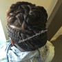 Double Strand Twist Up-do