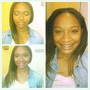 Full Face Make-Up, Lace Closure Sew In