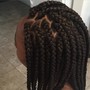 Feed in braids