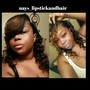 Sew-In ponytail