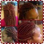 Stitch knotless  box braids