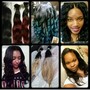 Relaxer Virgin Hair and style