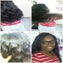 Relaxer Virgin Hair and style