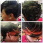 Natural hair blowout/Silk Press