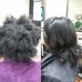 Virgin Relaxer, Shampoo and Style