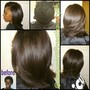 Natural Blowout Silk/butter press and Trim