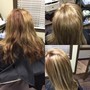 Highlight / base color & hair cut