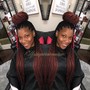 Goddess human hair braids