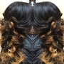 Relaxer virgin hair