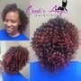 Microlink/i-Tip Extensions on Natural Hair