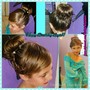 Special occasion hairstyle