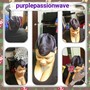 Lace wig installation sewed down and styled