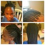 Scalp braids without weave