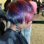 Texturizer / hair cut / color gloss