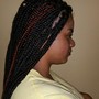 Regular Box Braids (Midback)