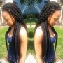 Box Braids (small) (Midback)