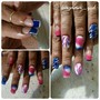 Kids toe polish & designs