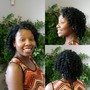 Natural Hair Twist-Updo