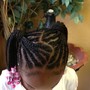 Kid's Feed In or Ghana Braids