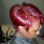 Sensitive scalp relaxer/Cut