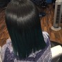 Demi color root retouch and style