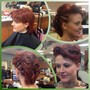 French Roll Updo