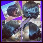 shampoo/condition; style (relaxed hair only)