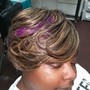 Microlinks Extensions with weft hair