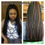 Wig box braid wig not provided