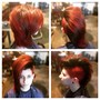 Teen girl haircut